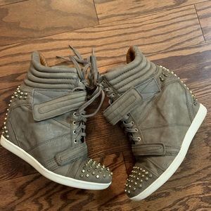 Studded Wedge Sneaker